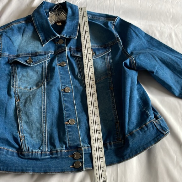 Women’s size extra large rubberband denim jacket - Picture 12 of 13